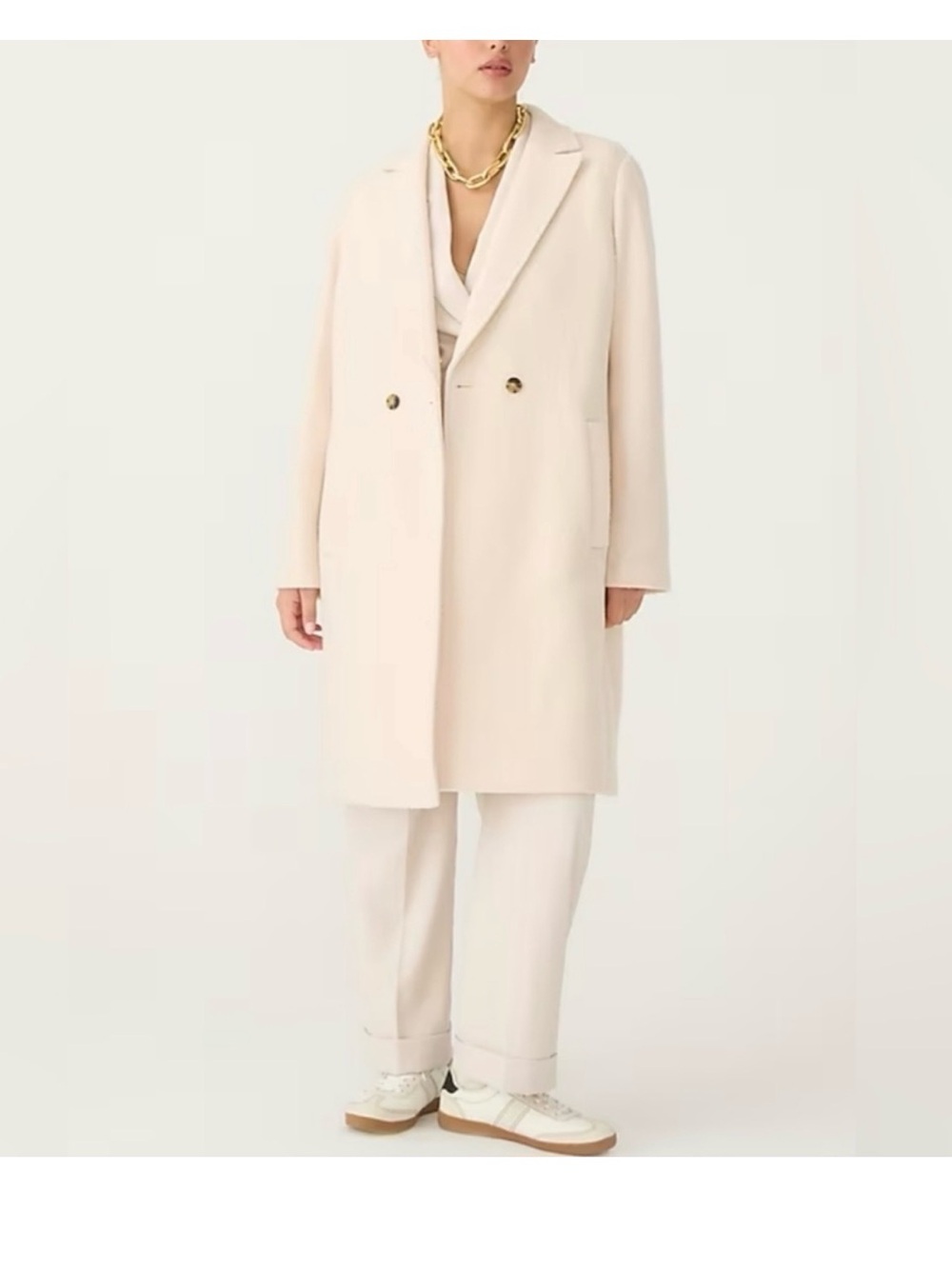 New J. Crew Daphne topcoat in Italian boiled wool